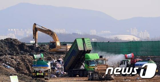 수도권매립지 전경.(뉴스1DB)