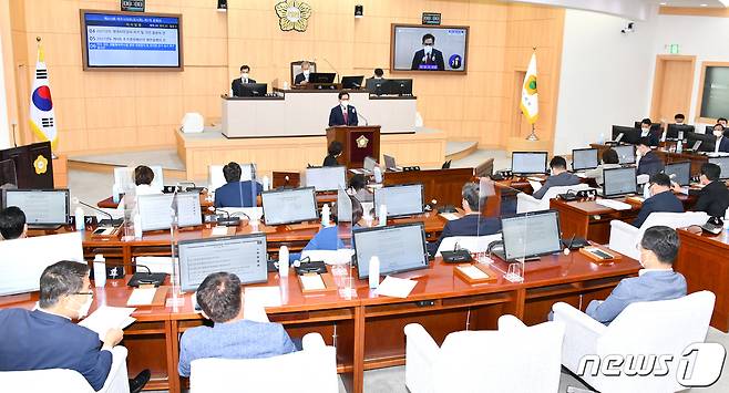 여수시의회 본회의장© 뉴스1