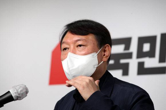 국민의힘 윤석열 대선 경선 후보. 국회사진기자단