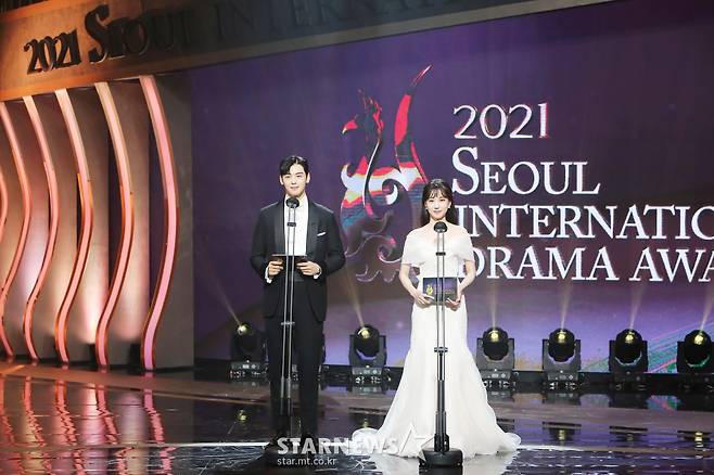 차은우-박은빈 '서울드라마어워즈 MC'[★포토]