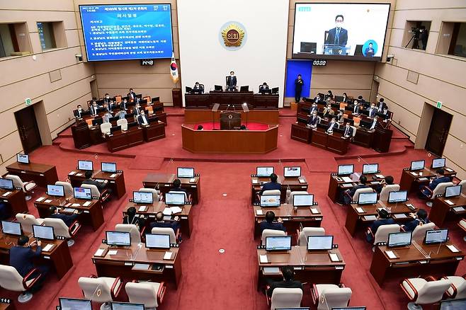 경남도의회 본회의 [경남도의회 제공. 재판매 및 DB 금지]