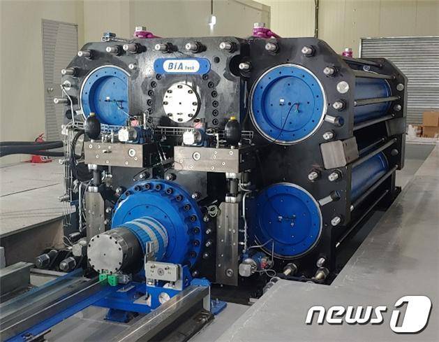 자동차 고가속도 충격시험장비. © 뉴스1