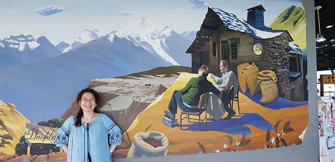 고(故) 이윤설(1969~2020) 시인의 생전 모습/남편 노우진씨 제공