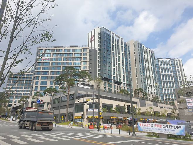 2021년 10월 5일 경기 성남 판교 대장동 일대 신축 아파트 단지 전경. /허지윤 기자