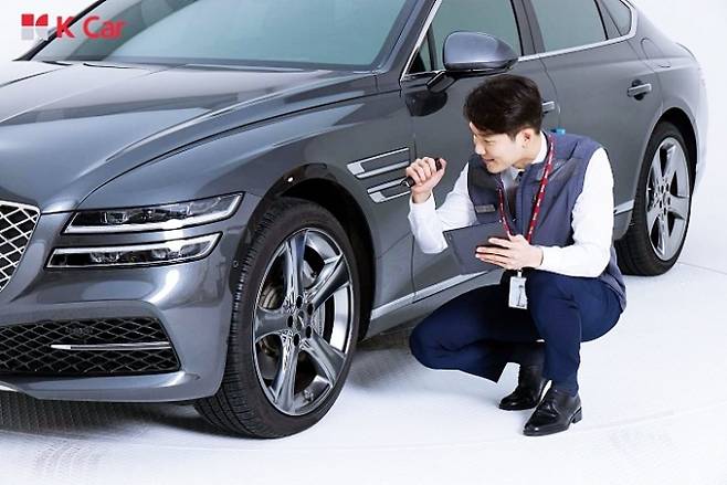 중고차를 팔 때 스마트폰 앱을 이용한 경우가 늘어난 것으로 나타났다. /사진제공=케이카