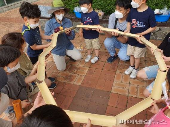 안양시 안양천생태이야기관 환경체험교육. 사진제공=안양시