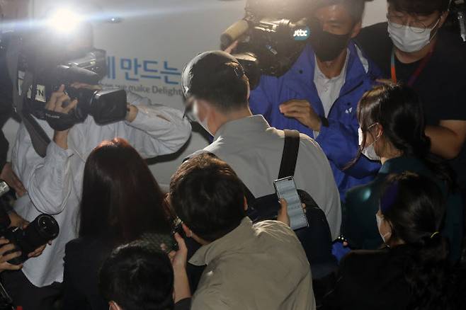 대장동사업 관련 경찰 조사를 받은 곽상도 전 의원 아들(사진=연합뉴스)