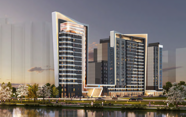 '신도림 우성 1차' 리모델링 ‘신도림 자이 퍼스트마크’ 투시도./자료제공=GS건설