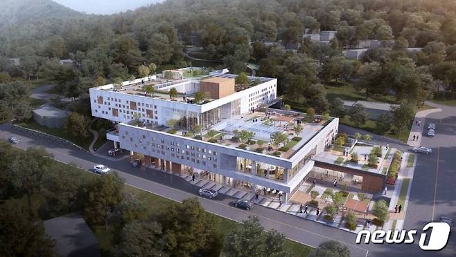 옥천군생활문화체육센터 조감도. © 뉴스1