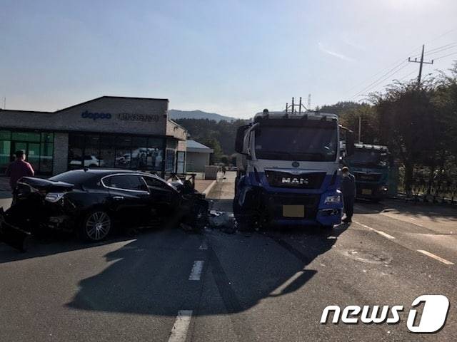 사고 현장 모습.(경기도소방재난본부 제공)© 뉴스1