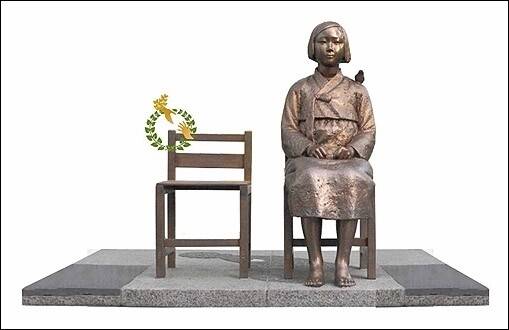 ‘충남대 평화의 소녀상 추진위원회’가 김운성·김서경 작가에게 의뢰해 만든 평화의 소녀상. 충남대 평화의 소녀상 추진위원회 제공