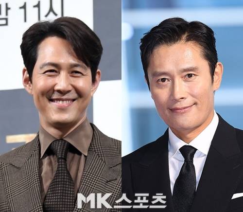 이정재 이병헌 사진=김재현 기자, 천정환 기자