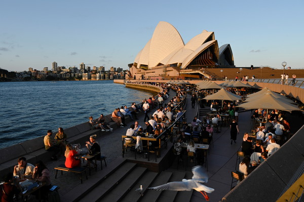 사진=REUTERS/연합뉴스, 호주의 대표적인 랜드마크인 시드니 오페라하우스