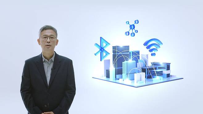 이정배 삼성전자 메모리사업부장 사장이 2021 반도체대전 온라인 기조연설을 하는 모습. /삼성전자 제공