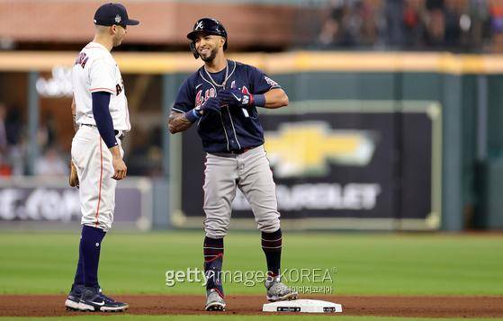 에디 로사리오의 질주가 월드시리즈에서도 이어지고 있다. 사진=게티이미지