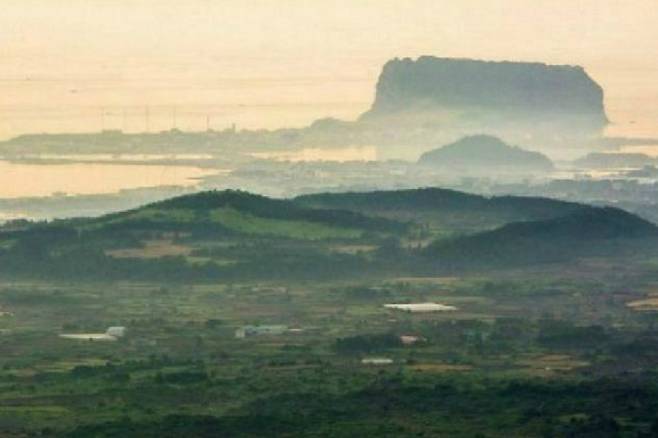 제주제2공항 예정지인 성산읍 일대 모습. 제주도 제공