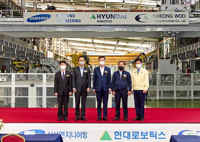 사천 청우중공업, 철골제작 자동로봇 시스템 구축 [경남도 제공. 재판매 및 DB 금지]