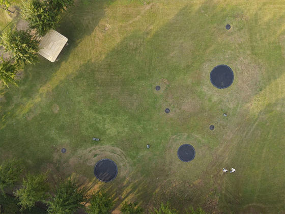 Manal AlDowayan’s work installed at the Taehwagang National Garden Migratory Bird Park as part of the 2021 Taehwa River Eco Art Festival (TEAF) in Ulsan [TEAF]