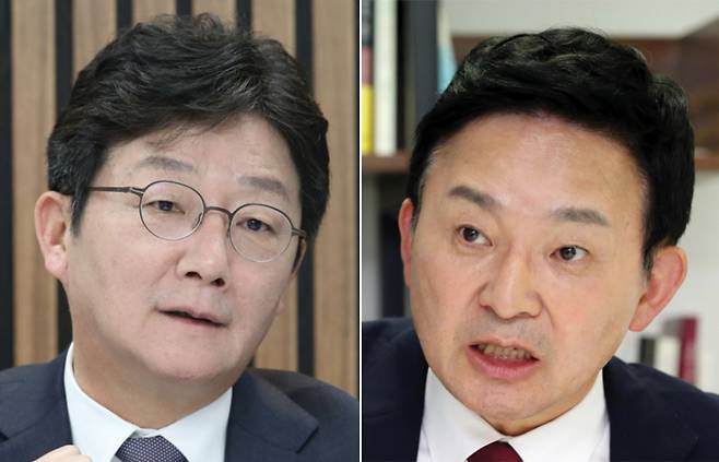 국민의힘 대선 경선 후보인 유승민 전 의원(왼쪽) 원희룡 전 제주도지사 ⓒ연합뉴스