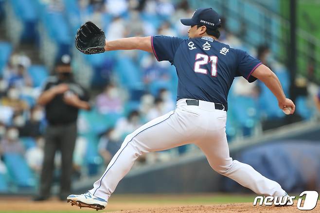 삼성 라이온즈 오승환. 2021.9.5/뉴스1 © News1 공정식 기자