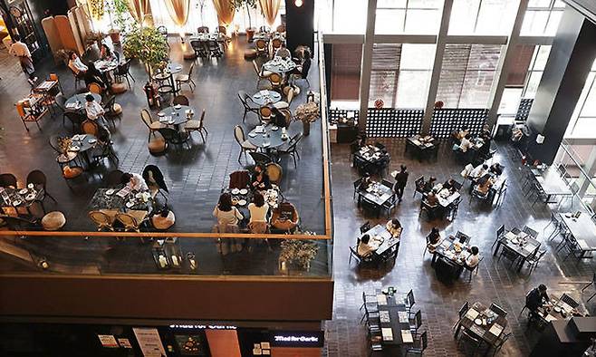 29일 오전 서울 시내 한 식당가. 연합뉴스