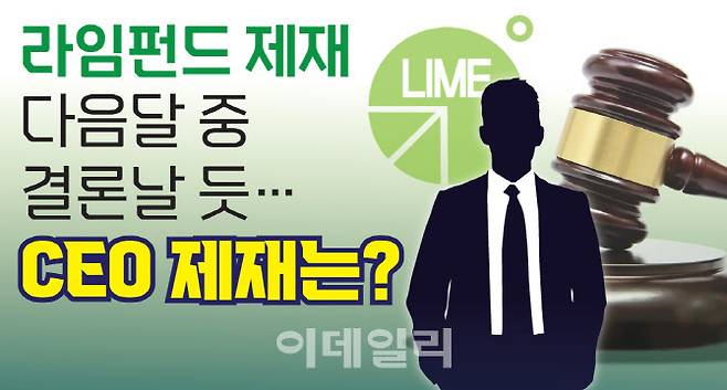 라임펀드 제재 다음달 중 결론날듯 CEO 제재는 [그래픽=이데일리 김정훈 기자]