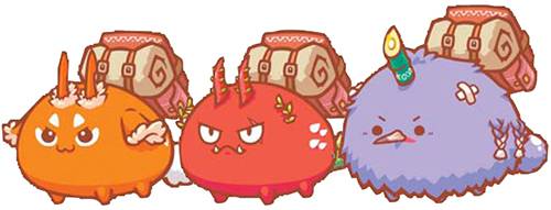 엑시인피니티의 캐릭터 엑시. 최소 20만원 이상에 거래된다. [사진 엑시인피니티]