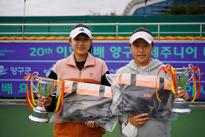 여자 복식 우승 하선민, 양세연 조 [프리랜서 김도원 기자 제공. 재판매 및 DB 금지]