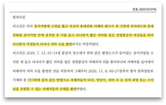 스마트폰을 변형카메라처럼 쓴 범죄