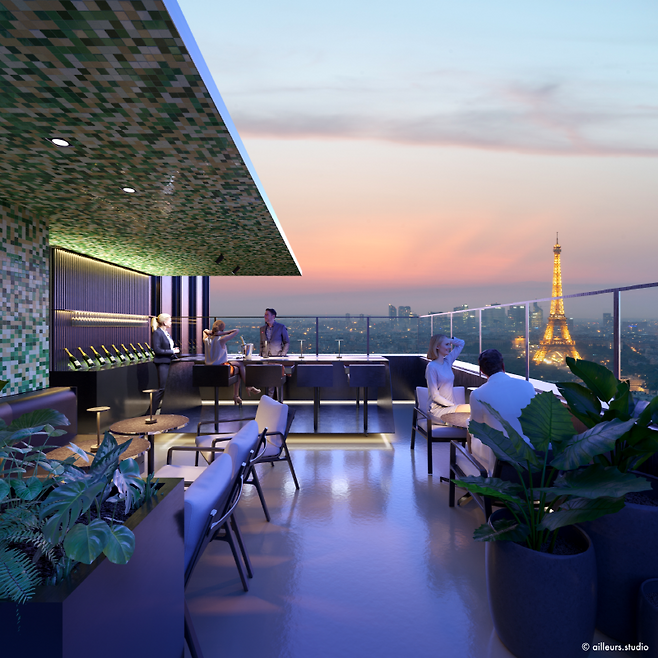 풀만 파리 몽파르나스 루프톱 바