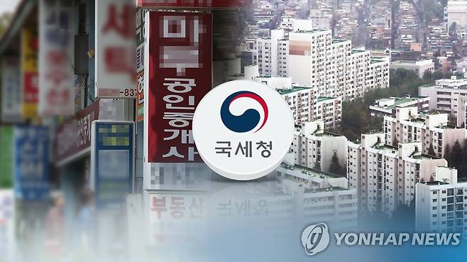 국세청 부동산 탈세 세무조사 (CG) [연합뉴스TV 제공]