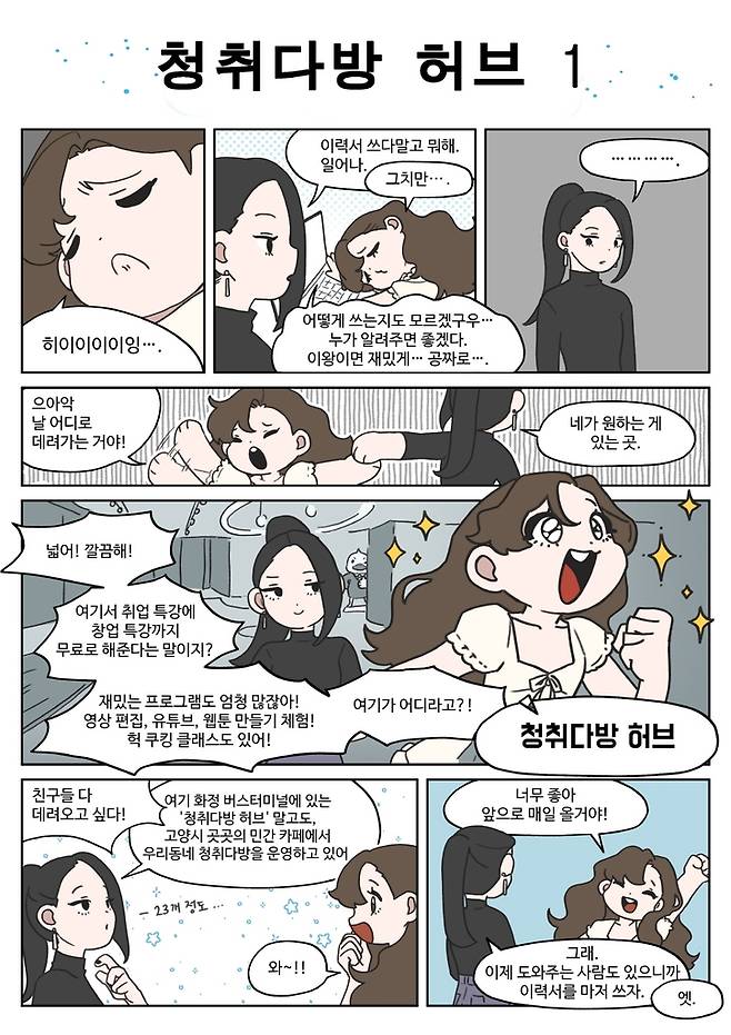 고양시 청년정책 소개 웹툰 [고양시 제공, 재판매 및 DB 금지]