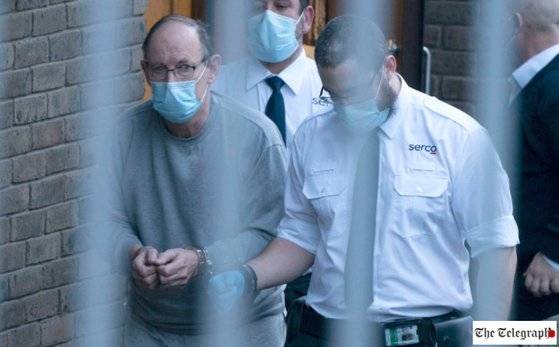 영국 '원룸 살인사건'의 범인 데이비드 풀러. [텔레그래프 보도 캡처]