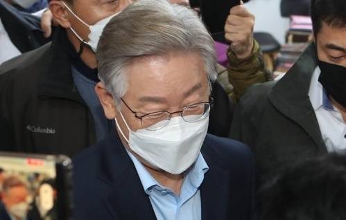 이재명 더불어민주당 대선 후보. 연합뉴스