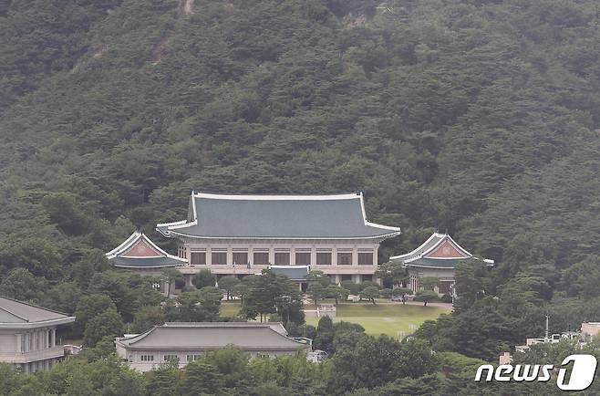 도심에서 바라본 청와대 전경. 2021.7.14/뉴스1 © News1 박정호 기자