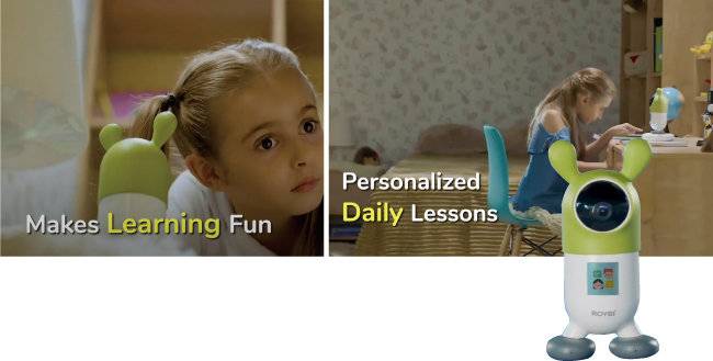 아이들이 친근하게 인식할 수 있는 모양으로 제작된 교육용 로봇 로이비. [ROYBI 공식유튜브채널 캡쳐]