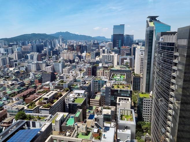 서울 강남권역 업무지구 전경. /고성민 기자