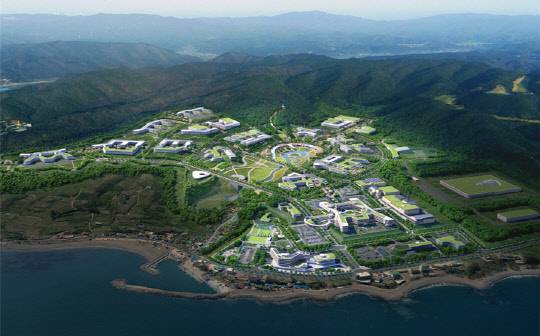 '해양용 SMR'의 연구, 실증, 산업화를 위한 다목적 소형 연구용 원자로(ARA)가 건설될 경주 감포 한국원자력연구원 문무대왕과학연구소 조감도. 원자력연 제공