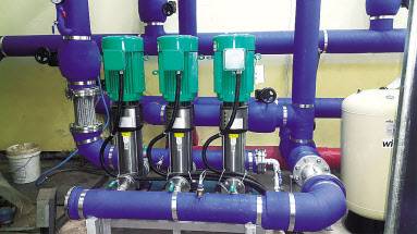 아파트 단지 공용급수관 교체 후 모습. [서울시 제공]