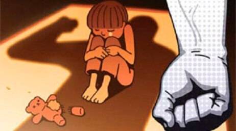 아동학대 일러스트