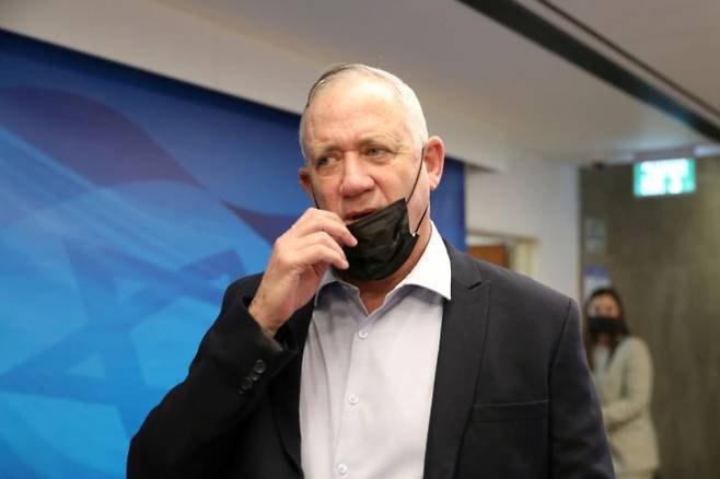 베니 간츠 이스라엘 국방부 장관. /사진=AFP