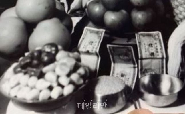 돌잔칫상 확대사진 ⓒ인스타그램