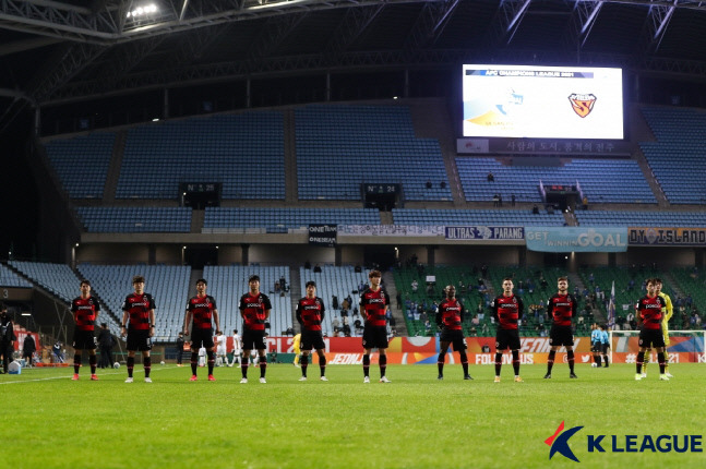 지난달 ACL 4강에 나선 포항 . 제공 | 한국프로축구연맹