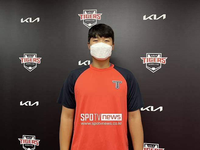 ▲ KIA 타이거즈 김석환 ⓒ고유라 기자
