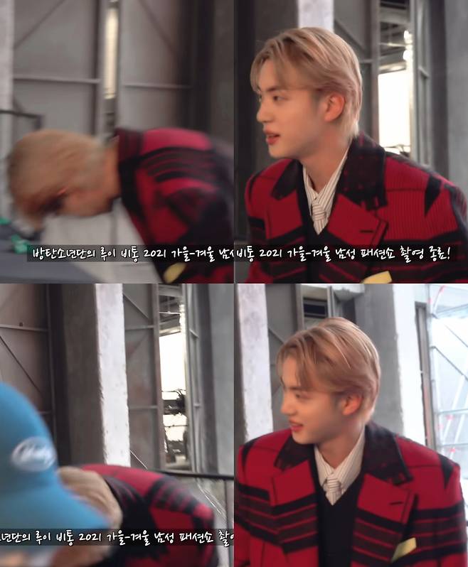 'Face of LV' 방탄소년단 진, 루이 비통 메인 장식 클로징 모델..눈부신 미모 '압도적 존재감'