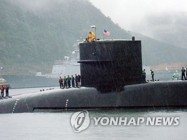 핵추진 잠수함 미시간호 [미 해군 홈페이지 캡처] 재판매 및 DB금지
