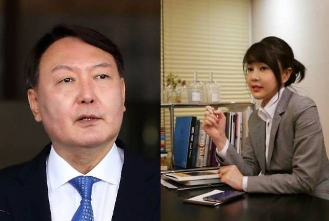 윤석열 국민의힘 대선 후보와 부인 김건희씨 모습. © 뉴스1