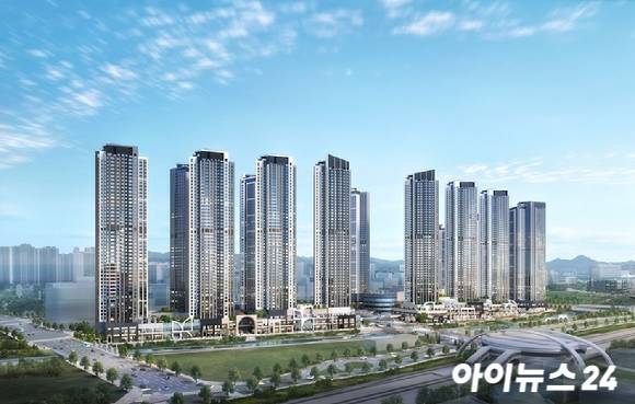 힐스테이트 더 운정 투시도 [사진=현대건설]
