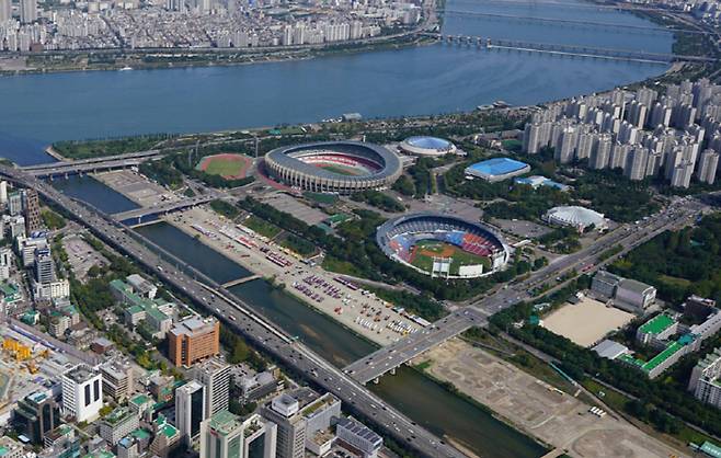 잠실 스포츠 마이스 복합공간 조성 민간투자사업 부지 전경 [사진 = 한화컨소시엄]