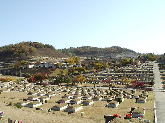 경기도 파주시 통일동산 단지에 있는 동화경모공원의 전경./사진=동화경모공원 홈페이지